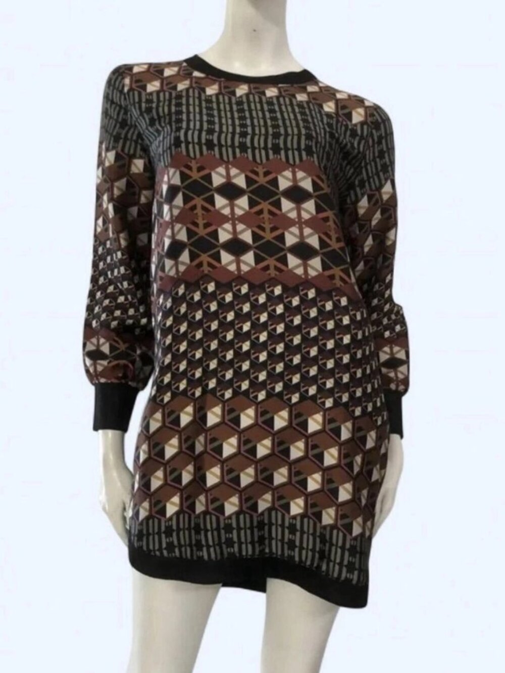 Save the Queen Geometric Print Dress Size Small